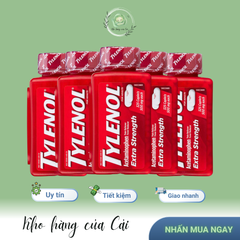 Tylenol Extra Strength 500mg - Viên giảm đau hạ sốt nhanh 325 viên - An toàn cho dạ dày - Hàng chính hãng Mỹ