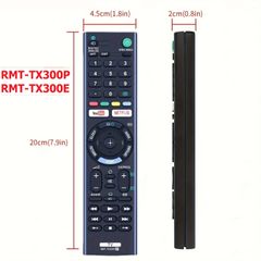 Điều Khiển Remote Tivi Sony 4K Smart TV RM-TX300P/TX300E - Phụ Kiện Thay Thế Hỗ Trợ Nhiều Mẫu TV Sony, Tiện Dụng và Dễ Sử Dụng