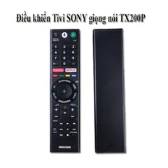 Điều khiển Remote Tivi SONY GIỌNG NÓI VOICE RM-TX200P - Phụ kiện Tivi Thông Minh, Bao gồm Pin, Thiết Kế Nhỏ Gọn, Made in China