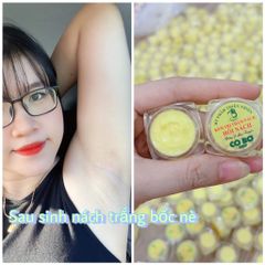 Kem giảm thâm nách Cô Bơ - Khử mùi hôi nách 100% thiên nhiên, an toàn cho mẹ bầu và trẻ em, hũ nhỏ 8gr