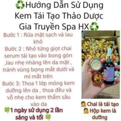 Combo Kem Face Tái Tạo Da Truyền Gia - Giúp Da Căng Bóng, Mịn Màng, Chống Nám, Mụn, Tàn Nhang - Sản Phẩm Chăm Sóc Da Chuyên Nghiệp