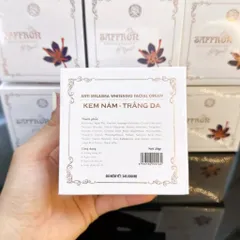 Kem Nám Tàn Nhang Saffron Hải Âu Việt - Chống Nám, Mờ Thâm, Dưỡng Trắng Da, Chiết Xuất Tự Nhiên 15gr