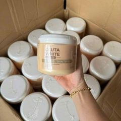 Kem Ủ Trắng Da Gluta White Thái Lan 600gr - Dưỡng Trắng Da Ngăm Mặt và Body, Chất Kem Sánh Mịn, Tiết Kiệm
