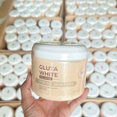 Kem Ủ Trắng Da Gluta White Thái Lan 600gr - Dưỡng Trắng Da Ngăm Mặt và Body, Chất Kem Sánh Mịn, Tiết Kiệm