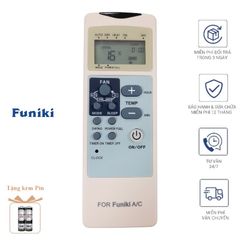 Điều khiển Remote Điều hòa Funiki 1&2 chiều Inverter SC SH HSC 09 12 18 24 - Hàng mới tặng Pin chất lượng cao
