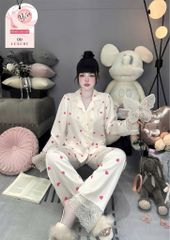 Set Đồ Ngủ Ren Ngực Dài Bigsize Cao Cấp - Thời Trang Nữ Quyến Rũ, Mềm Mại, Phù Hợp Mọi Dáng Người