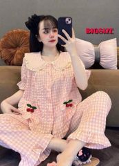 Bộ Đồ Ngủ Đũi Kẻ Tiểu Thư Dài Bigsize - Thời Trang Nữ Cao Cấp, Sang Trọng, Thoải Mái Cho Giấc Ngủ Ngon