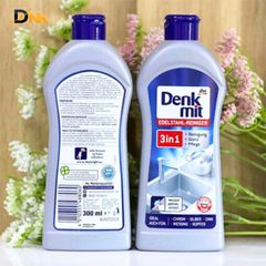Dung Dịch Tẩy Rửa Inox 3in1 Denkmit - Nhập Khẩu Đức, Làm Sạch, Đánh Bóng & Bảo Vệ Bề Mặt Inox Cho Nhà Bếp Sáng Bóng 300ml