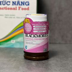 Tinh Dầu Hoa Anh Thảo Blackmores Evening Primrose Oil 190 Viên - Hỗ Trợ Cân Bằng Nội Tiết, Giảm Triệu Chứng Tiền Kinh Nguyệt, Cải Thiện Da Tóc Móng