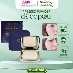 Phấn Phủ Dạng Nén Clé De Peau Refining Pressed Powder 5g - Phấn Đứng Lớp Nền Hoàn Hảo, Kiềm Dầu, Chống Bóng, Duy Trì Độ Rạng Rỡ Suốt Ngày