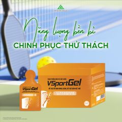 Gel Năng Lượng VsportGel Chính Hãng - Hỗ Trợ Phục Hồi Nhanh, Giảm Đau Nhức Cơ Sau Workout, 50 Gói 15mL/gói