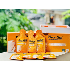 Gel Năng Lượng VsportGel Chính Hãng - Hỗ Trợ Phục Hồi Nhanh, Giảm Đau Nhức Cơ Sau Workout, 50 Gói 15mL/gói