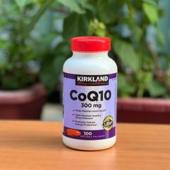 Viên Uống CoQ10 300mg Hỗ Trợ Sức Khỏe Tim Mạch Kirkland Signature - 100 Viên Hỗ Trợ Năng Lượng và Chống Oxy Hóa Mỹ