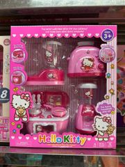 Bộ Đồ Chơi Nấu Ăn Hello Kitty YH858-1 - 4 Món Đồ Gia Dụng Có Hiệu Ứng Đèn Và Âm Thanh Dành Cho Trẻ Em