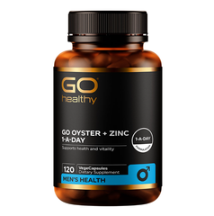 Viên Uống Hàu Go Healthy Plus Zinc 120 Viên - Bổ Sung Kẽm Tăng Cường Sinh Lý Nam Giới Từ New Zealand