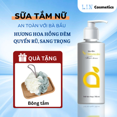 Sữa Tắm Nước Hoa Nữ Vnaturecare 190ml - Dưỡng Trắng Da Toàn Thân Với Hương Hoa Hồng Nữ Tính, Lưu Hương Lâu, An Toàn Cho Da Nhạy Cảm.