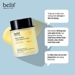 Mặt Nạ Ngủ Dưỡng Sáng Da Belif Super Knights Multi Vitamin Mask 75ml - Chăm Sóc Da Mịn Màng, Cung Cấp Độ Ẩm, Phù Hợp Với Mọi Loại Da