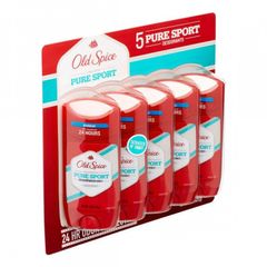 Lốc 5 Lăn Khử Mùi Old Spice Pure Sport 85g - Hương Thể Thao Nam Giới - Giải Quyết Mùi Hôi Hiệu Quả, Sản Phẩm Mỹ Phẩm Nam