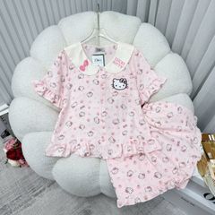 Set đồ ngủ Hellokitty Bigsize - Bộ đồ ngủ đũi ngắn dễ thương, thoáng mát, phong cách trẻ trung tại nhà, quà tặng lý tưởng cho mọi dịp