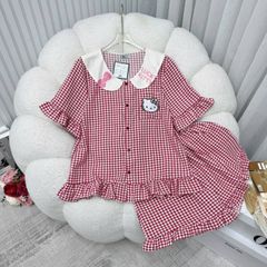 Set đồ ngủ Hellokitty Bigsize - Bộ đồ ngủ đũi ngắn dễ thương, thoáng mát, phong cách trẻ trung tại nhà, quà tặng lý tưởng cho mọi dịp