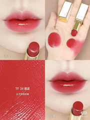 Son Môi Tom Ford Soleil 34 Rose Irise Vỏ Trắng - Chất Son Dưỡng Ẩm, Sang Trọng, Phù Hợp Với Nhiều Tông Da