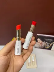 Set son  SU:M37 Time Energy Moist Lip Balm 6g màu đỏ + cam