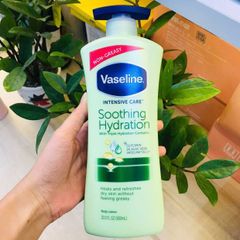 Sữa Dưỡng Thể Vaseline Body Lotion 725ml - Xanh Lá, Dưỡng Ẩm Da Mềm Mại, Chống Khô Rát, Phù Hợp Cho Mọi Loại Da