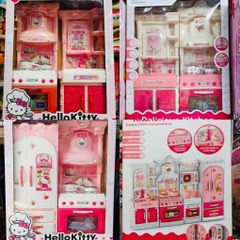 Bộ tủ bếp 2 ngăn có đèn và âm thanh cho bé chơi đồ hàng 322-32 520-13 chọn ngẫu nhiên - kitchen Toy