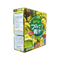 Bột uống rau xanh vị trái cây Oishii Fruits in Aojiru DX Japan 24 gói