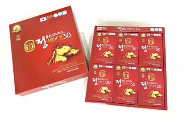 Nước Hồng Sâm Nấm Thượng Hoàng Jeong Hàn Quốc - Hỗ Trợ Sức Khỏe, Nâng Cao Đề Kháng, 30 Gói x 50ml