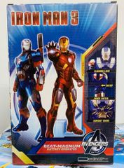 Đồ Chơi Mô Hình Người Sắt Iron Man Avengers - Chạy Bằng Pin Có Đèn & Âm Thanh - Quà Tặng Trẻ Em Ý Nghĩa