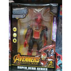Đồ Chơi Siêu Nhân Avengers Spider-Man 810B - Đèn và Âm Thanh Kích Thích Phát Triển Thị Giác và Thính Giác Cho Trẻ Em