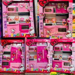 Đồ Chơi Nấu Ăn Hello Kitty 8921 - Đồ Chơi Nhà Bếp 2 Ngăn Có Đèn và Âm Thanh, Thú Vị và Giáo Dục Cho Trẻ Em