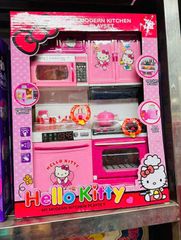 Đồ Chơi Nấu Ăn Hello Kitty 8921 - Đồ Chơi Nhà Bếp 2 Ngăn Có Đèn và Âm Thanh, Thú Vị và Giáo Dục Cho Trẻ Em