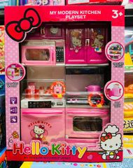 Đồ Chơi Nấu Ăn Hello Kitty 8921 - Đồ Chơi Nhà Bếp 2 Ngăn Có Đèn và Âm Thanh, Thú Vị và Giáo Dục Cho Trẻ Em