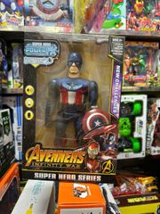 Đồ Chơi Siêu Nhân Avengers Captain America - Đội Trưởng Mỹ Pin Chạy Có Đèn Âm Thanh 810C Quà Tặng Trẻ Em
