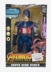 Đồ Chơi Siêu Nhân Avengers Captain America - Đội Trưởng Mỹ Pin Chạy Có Đèn Âm Thanh 810C Quà Tặng Trẻ Em