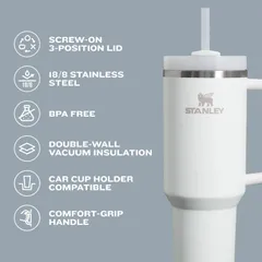 Ly giữ nhiệt Stanley Quencher H2.0 FlowState Tumbler có nắp đậy 1.18l [Hàng Mỹ]