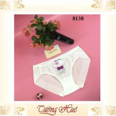 Quần lót nữ Annie 8138 phối ren lưng vừa - Đồ lót thời trang, chất liệu an toàn, thoải mái, phong cách hiện đại