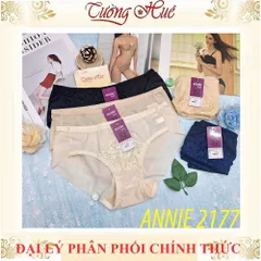 Quần Lót Nữ Phối Ren Annie QE 2177 Lưng Thấp - Thoải Mái, Chất Liệu Co Giãn 4 Chiều, Nhiều Màu Sắc, Vải Cotton An Toàn