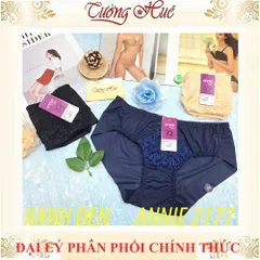 Quần Lót Nữ Phối Ren Annie QE 2177 Lưng Thấp - Thoải Mái, Chất Liệu Co Giãn 4 Chiều, Nhiều Màu Sắc, Vải Cotton An Toàn