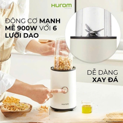 Máy Xay Sinh Tố Hurom BL-D01 900W - Cối Tritan 1.5L Siêu Bền, Thiết Kế Sang Trọng, Xay Mịn Như Nước, Đẳng Cấp Hàn Quốc