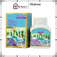 Viên Uống Collagen Vitatree Marine Collagen Plus 100 Viên - Hỗ Trợ Da, Tóc, Móng Trẻ Trung Từ Úc