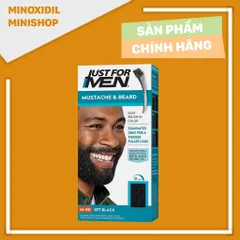 Nhuộm Râu Just for Men M-55 Real Black và M-60 Jet Black - Sản phẩm nhuộm râu chuyên dụng, an toàn và dễ sử dụng cho phong cách cá tính.