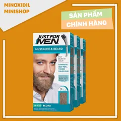 Nhuộm Râu Just for Men M-55 Real Black và M-60 Jet Black - Sản phẩm nhuộm râu chuyên dụng, an toàn và dễ sử dụng cho phong cách cá tính.