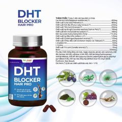 DHT Blocker Hair Pro - Viên uống hỗ trợ mọc tóc nhanh, ngăn rụng tóc và bạc sớm - Sản phẩm dưỡng tóc từ thiên nhiên Việt Nam