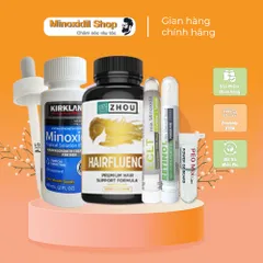 Combo Mọc Tóc Nâng Cao Minoxidil 5% + HairFluence + LCLT + Retinol + PEO Mix - Giải Pháp Tăng Tốc Mọc Tóc Hiệu Quả