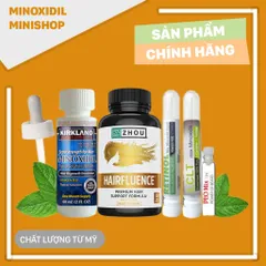 Combo Mọc Tóc Nâng Cao Minoxidil 5% + HairFluence + LCLT + Retinol + PEO Mix - Giải Pháp Tăng Tốc Mọc Tóc Hiệu Quả