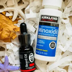 Combo Minoxidil 5% Mọc Râu và Dầu Dưỡng Râu Beard Oil 10ml - Tăng Cường Sinh Trưởng Râu Tóc, Duy Trì Độ Ẩm Tự Nhiên
