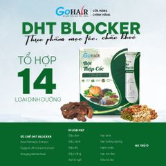 Bột Thập Cốc Mọc Tóc DHT Blocker - Hỗ Trợ Ngăn Rụng Tóc Từ Thiên Nhiên, Chứa Cọ Lùn, Tầm Ma, Anh Đào, 10 Loại Hạt Dinh Dưỡng